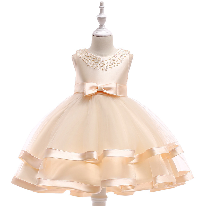 Flower Girl Dresses Beaded Elegant Appliques Lace New Fashion for Wedding Party Gown, L5017-champagne
Flower Girl Dresses Beaded Elegant Appliques Lace New Fashion for Wedding Party Gown, L5017-champagne