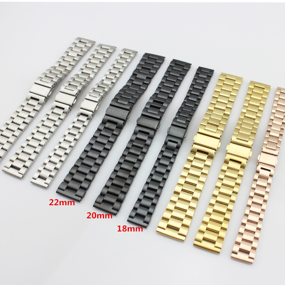 18mm 20mm 22mm Stainless Steel Watch Band Strap for Samsung Galaxy Watch 42 46mm GEAR S3 Active2 Classic With Quick Release Pins
18mm 20mm 22mm Stainless Steel Watch Band Strap for Samsung Galaxy Watch 42 46mm GEAR S3 Active2 Classic With Quick Release Pins