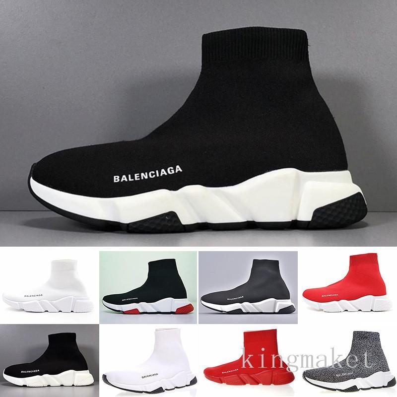 Sneakers Speed Trainer Black Red Gypsophila Triple Black Fashion Flat Sock Boots Casual Shoes Speed Trainer Runner With Dust Bag TUH7C HoU, Color 04
Sneakers Speed Trainer Black Red Gypsophila Triple Black Fashion Flat Sock Boots Casual Shoes Speed Trainer Runner With Dust Bag TUH7C HoU, Color 04