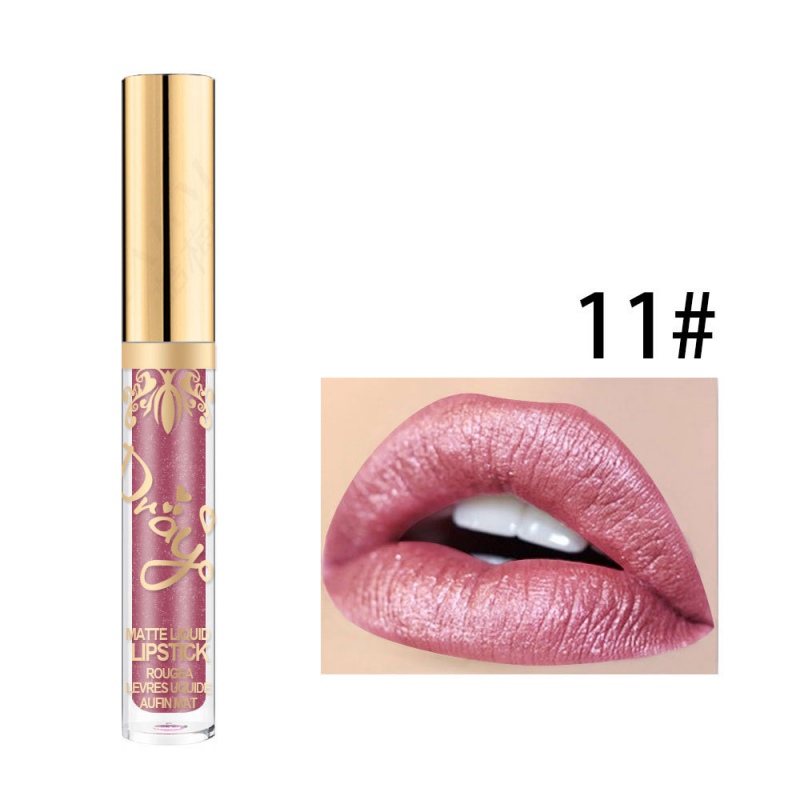 Lip Gloss Moisturizer Waterproof Shimmer Liquid Lipstick Matte Makeup Metallic Long Lasting Lips Care