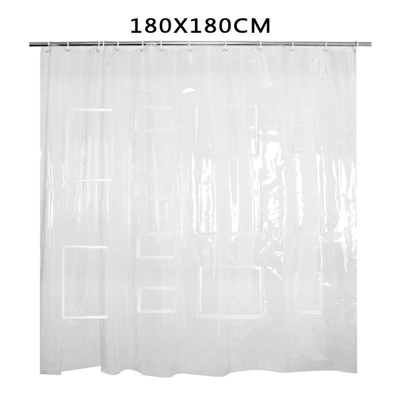 Modern Home Hanging Privacy Protection With 12 Pockets Shower Curtain Quick Dry Transparent EVA Bathroom Decor Waterproof
Modern Home Hanging Privacy Protection With 12 Pockets Shower Curtain Quick Dry Transparent EVA Bathroom Decor Waterproof