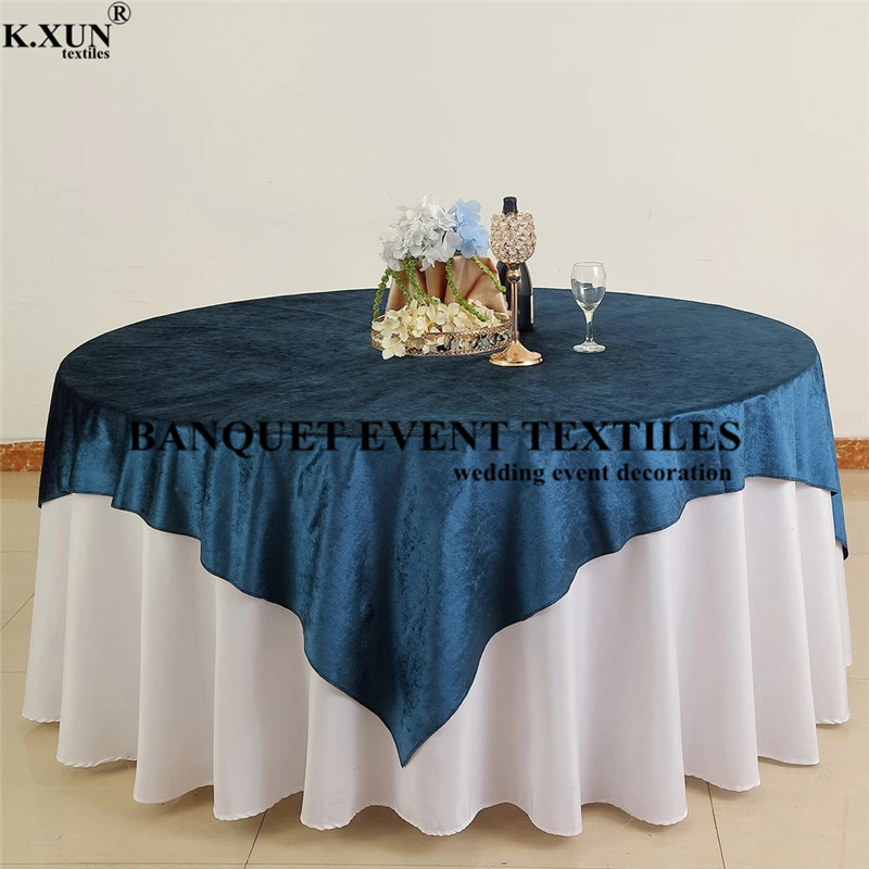 152x152cm Velvet Table Overlay Polyester Tablecloth For Wedding Event Table Cloth Decoration, White
152x152cm Velvet Table Overlay Polyester Tablecloth For Wedding Event Table Cloth Decoration, White
