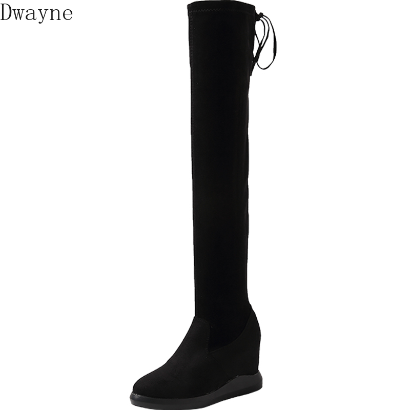 Over the knee boots women's boots women's shoes 2020 autumn new retro inside increased, Black
Over the knee boots women's boots women's shoes 2020 autumn new retro inside increased, Black