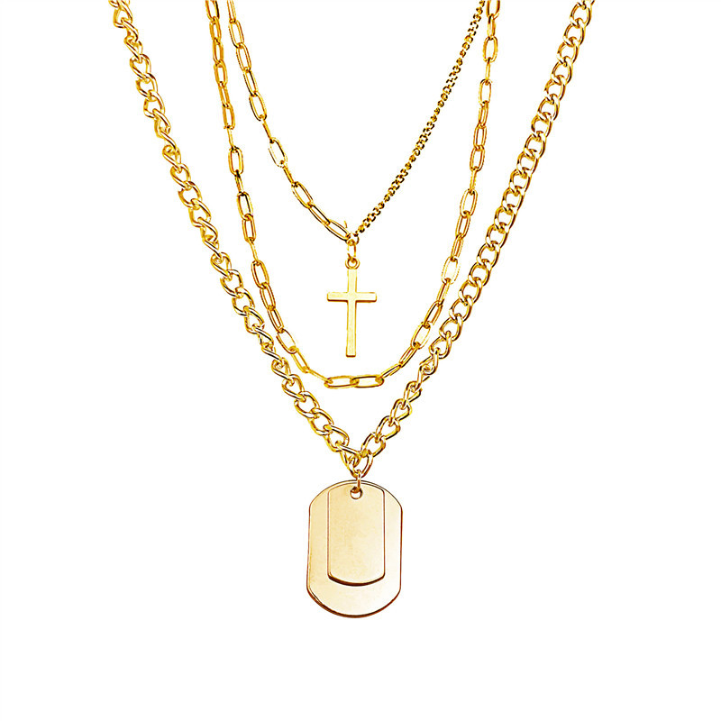 Multilayer Hip Hop Long Cuban Chain Cross Dog Tag Set Pendant Necklace For Women Men Jewelry Gifts Fashion Accessories
Multilayer Hip Hop Long Cuban Chain Cross Dog Tag Set Pendant Necklace For Women Men Jewelry Gifts Fashion Accessories