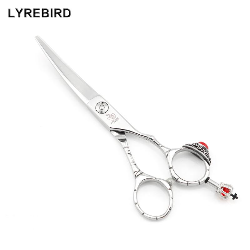 Professional hair shears 5.5 INCH Curved scissors Japan 440C Crown handle Lyrebird TOP CLASS NEW
Professional hair shears 5.5 INCH Curved scissors Japan 440C Crown handle Lyrebird TOP CLASS NEW