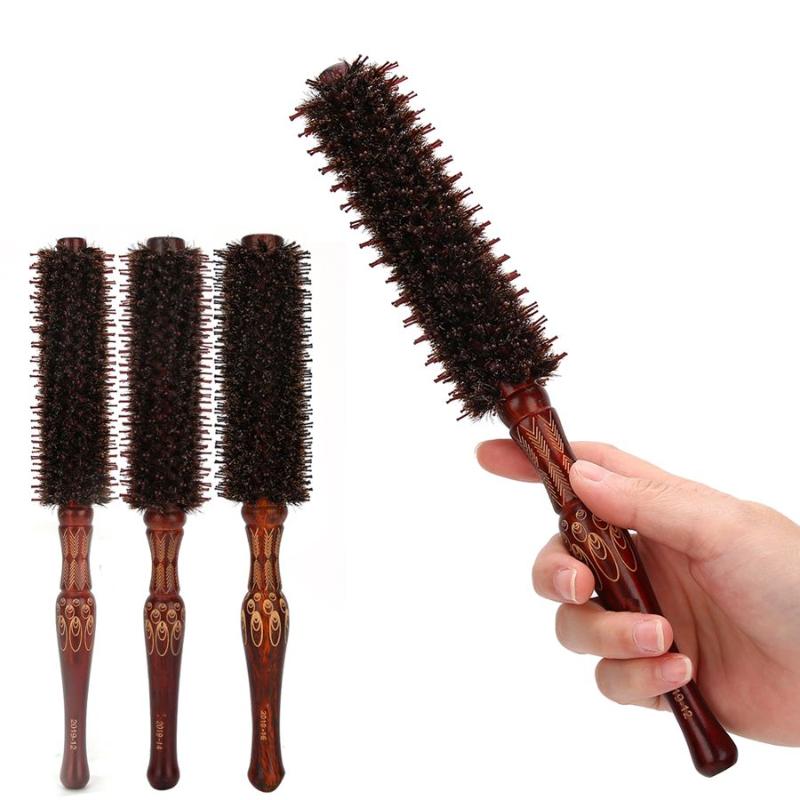 Wooden Curling Brush Large Blow Dryer Brush Round Hair-Care Salon Hair Styling Tools
Wooden Curling Brush Large Blow Dryer Brush Round Hair-Care Salon Hair Styling Tools