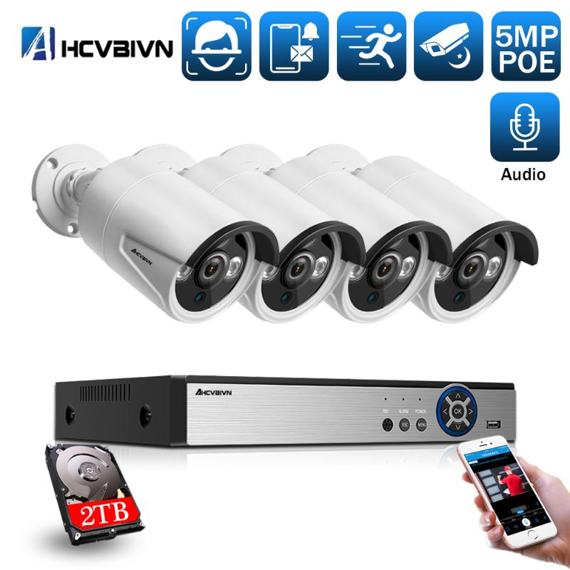 H.265 4CH 5MP POE NVR Kit CCTV System Face Detection Recognition POE IP Camera IR Outdoor Video Security Surveillance Set
H.265 4CH 5MP POE NVR Kit CCTV System Face Detection Recognition POE IP Camera IR Outdoor Video Security Surveillance Set