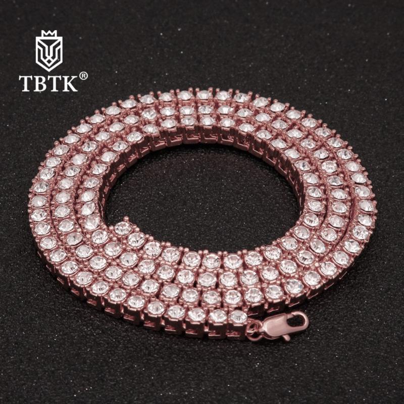 TBTK One Row Tennis Chain Choker Necklace Gold Zinc Alloy Metal Jewelry Paved Bling Crystal Zircon Punk Style Hiphop Man Luxury
TBTK One Row Tennis Chain Choker Necklace Gold Zinc Alloy Metal Jewelry Paved Bling Crystal Zircon Punk Style Hiphop Man Luxury