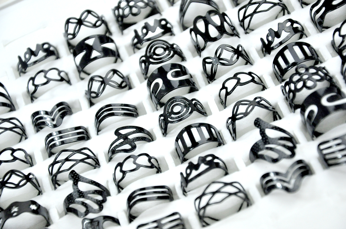 EcooLin Jewelry Vintage Black Zinc Alloy Gypsy Adjustable Finger Tattoo Rings Toe Ring Lots For Women Men Bulk Jewelry Lots Mix Style ps2002, Silver
EcooLin Jewelry Vintage Black Zinc Alloy Gypsy Adjustable Finger Tattoo Rings Toe Ring Lots For Women Men Bulk Jewelry Lots Mix Style ps2002, Silver