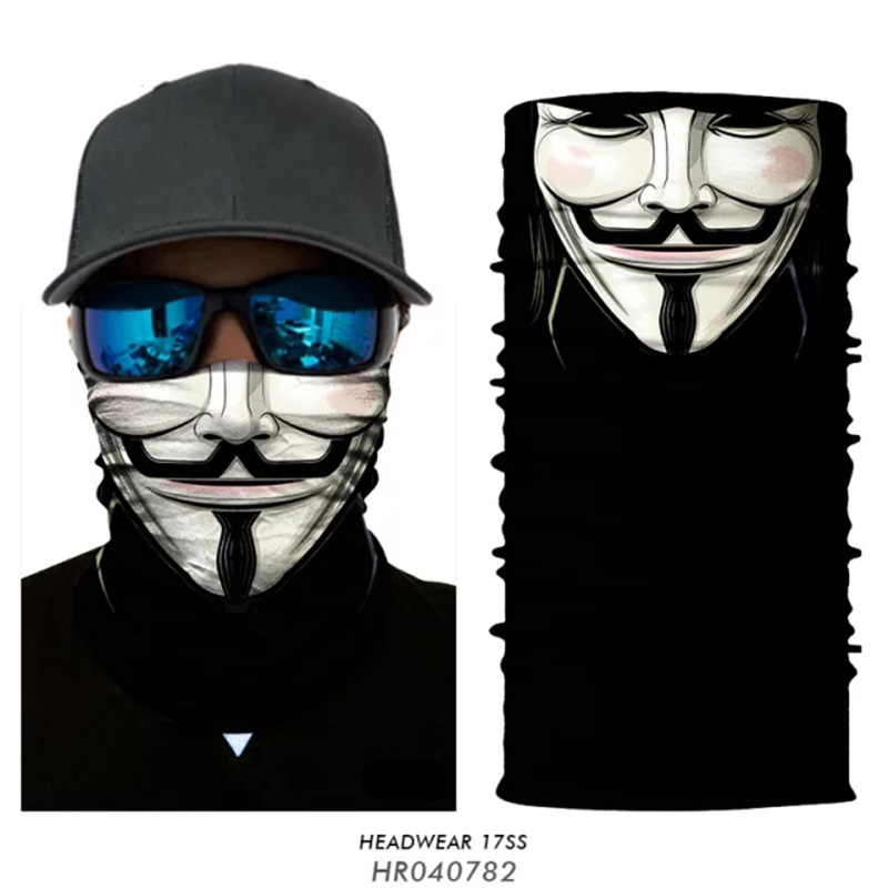 Cycling Caps & Masks V For Vendetta Bandana Magic Neck Gaiter Anonymous Headband Moto Face Mask Sports Anarchy Tube Scarf Balaclava Buff, Pl180295
Cycling Caps & Masks V For Vendetta Bandana Magic Neck Gaiter Anonymous Headband Moto Face Mask Sports Anarchy Tube Scarf Balaclava Buff, Pl180295