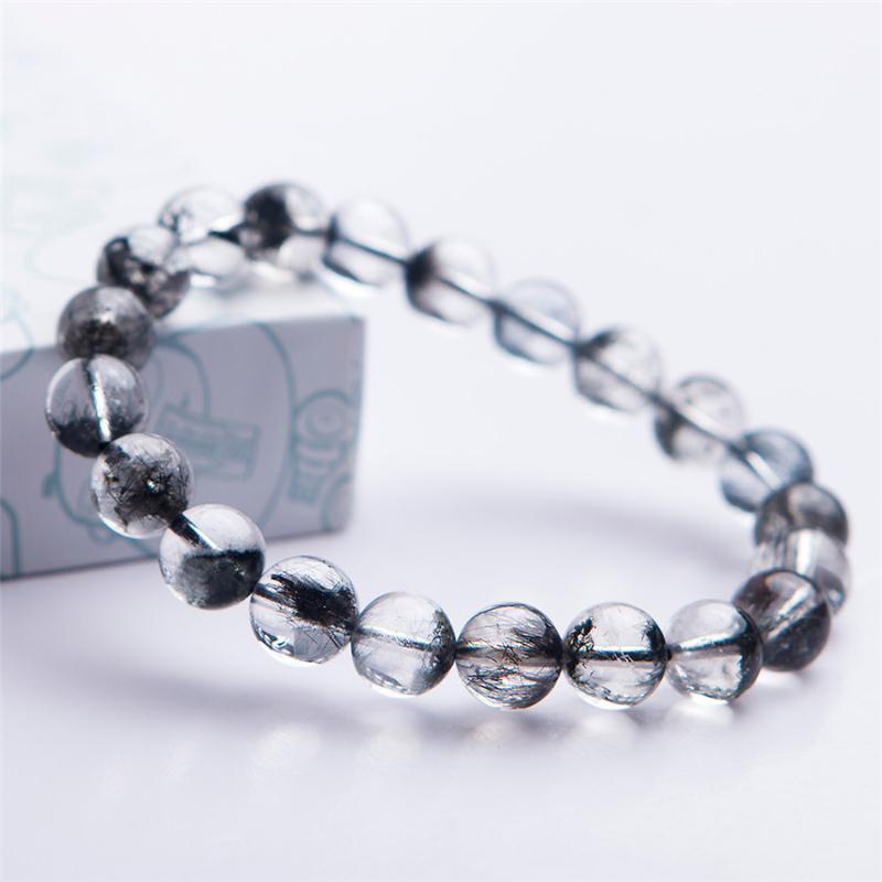 9mm Brazil Natural Black Hair Rutilated Quartz Bracelets Stretch Healing Crystal Round Bead Bracelet Woman Men
9mm Brazil Natural Black Hair Rutilated Quartz Bracelets Stretch Healing Crystal Round Bead Bracelet Woman Men