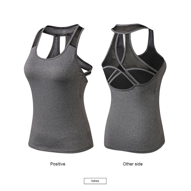 Women Sexy Openwork Tight Yoga Vests Tops Woman Running Gym Fitness Sportswear Girls Quick Dry Sleeveless Sports Yoga Shirts, Grey
Women Sexy Openwork Tight Yoga Vests Tops Woman Running Gym Fitness Sportswear Girls Quick Dry Sleeveless Sports Yoga Shirts, Grey