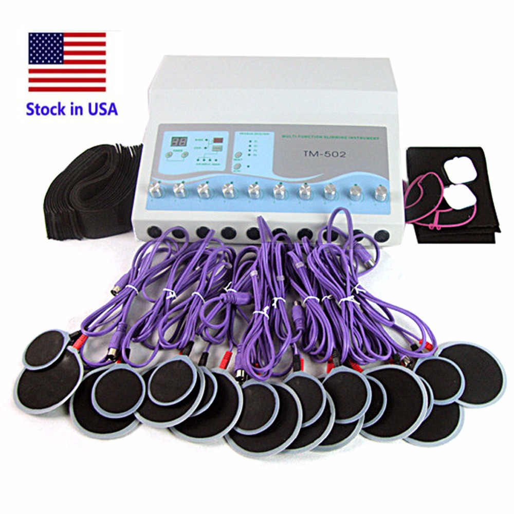 Stock in USA TM-502 Weight Loss machine electrical muscle stimulation machines electro fat losing device Body slimming fitness
Stock in USA TM-502 Weight Loss machine electrical muscle stimulation machines electro fat losing device Body slimming fitness