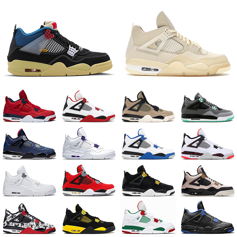 New Union 4 4s men women basketball shoes Sail Noir Guava Ice Cool Grey Black Cat White Cement Cool Grey mens trainer sneakers, Single days
New Union 4 4s men women basketball shoes Sail Noir Guava Ice Cool Grey Black Cat White Cement Cool Grey mens trainer sneakers, Single days