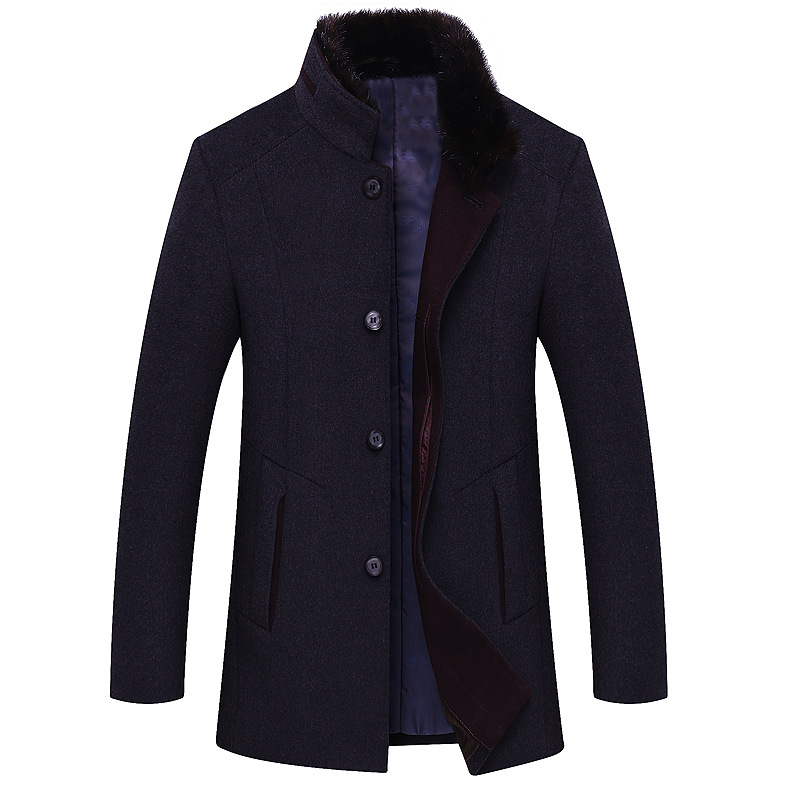 Large size - 6XL new style wool coat men smart casual trench male stand collar single breasted woolen outerwear 2020 winter, Black
Large size - 6XL new style wool coat men smart casual trench male stand collar single breasted woolen outerwear 2020 winter, Black