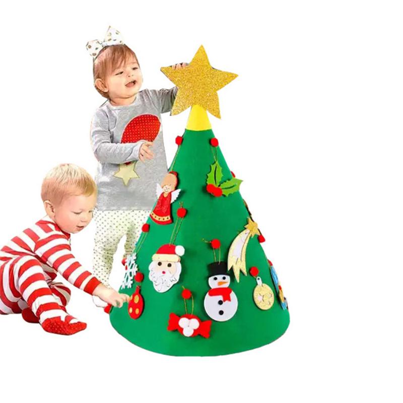 Kids DIY Felt Christmas Tree Christmas Decoration for Home Navidad 2021 New Year Gifts Ornaments Santa Claus Xmas Tree
Kids DIY Felt Christmas Tree Christmas Decoration for Home Navidad 2021 New Year Gifts Ornaments Santa Claus Xmas Tree