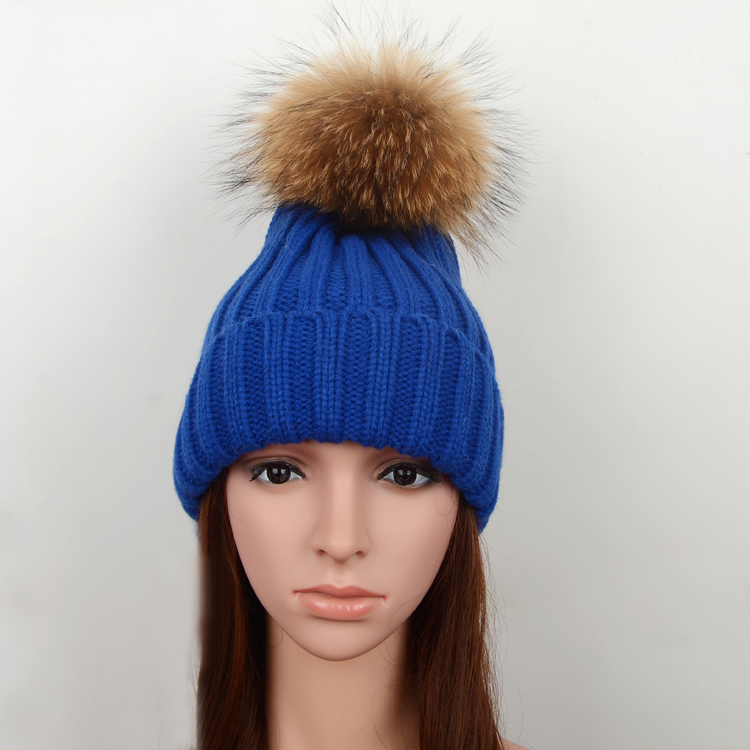winter warm knitted raccoon fur ball crochet hat skull cap ribbed geniune natural real raccoon fur pompon beanies hat women, Black
winter warm knitted raccoon fur ball crochet hat skull cap ribbed geniune natural real raccoon fur pompon beanies hat women, Black