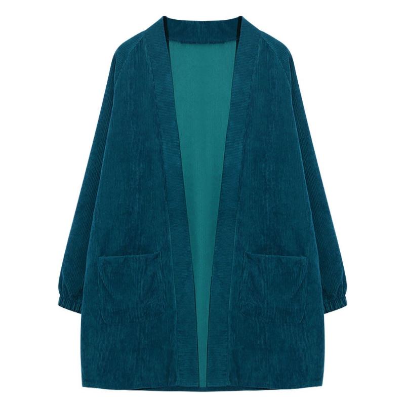 FREE OSTRICH Autumn/winter 2020 casual versatile cardigan women' long-sleeved solid color knit corduroy women' coat, Gray
FREE OSTRICH Autumn/winter 2020 casual versatile cardigan women' long-sleeved solid color knit corduroy women' coat, Gray