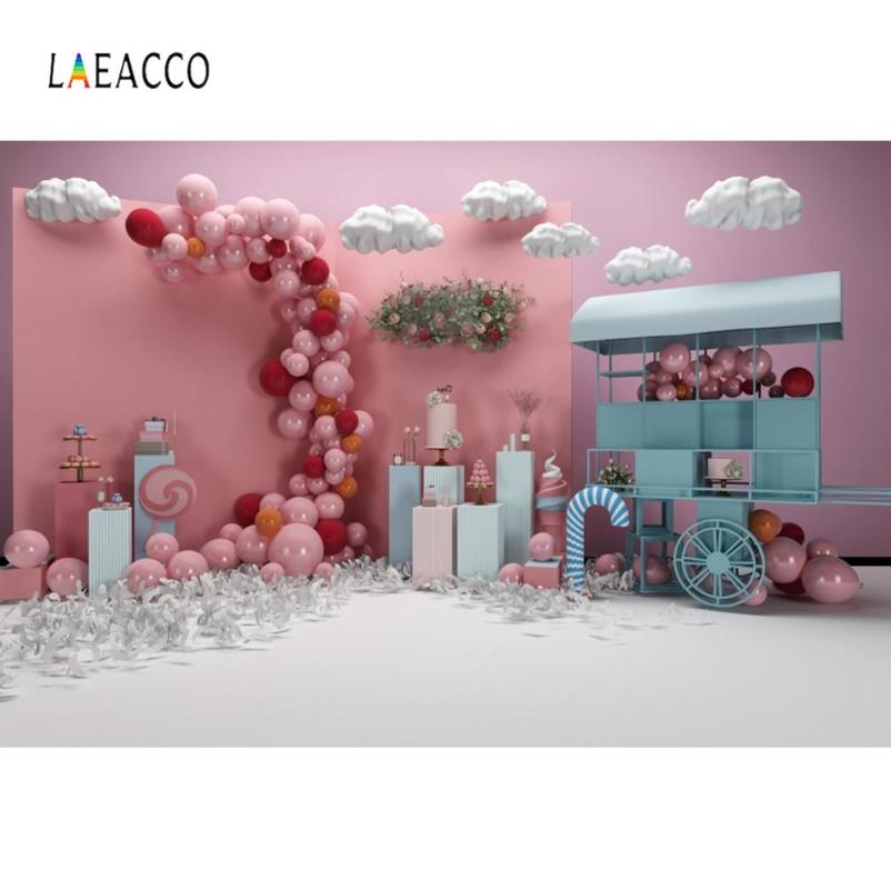 Laeacco Vinyl Background Candy Bar Dessert Lollipops Booth Balloons Cloud Baby Birthday Party Portrait Photo Backdrop Photocall
Laeacco Vinyl Background Candy Bar Dessert Lollipops Booth Balloons Cloud Baby Birthday Party Portrait Photo Backdrop Photocall