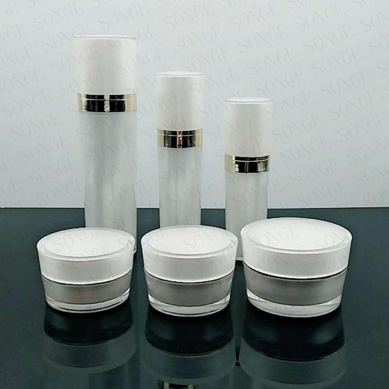 120ml Cone-shaped pearl white Acrylic lotion bottle with Spray Lotion Press Vacuum Pump Head Skin Care Liquid bottle
120ml Cone-shaped pearl white Acrylic lotion bottle with Spray Lotion Press Vacuum Pump Head Skin Care Liquid bottle