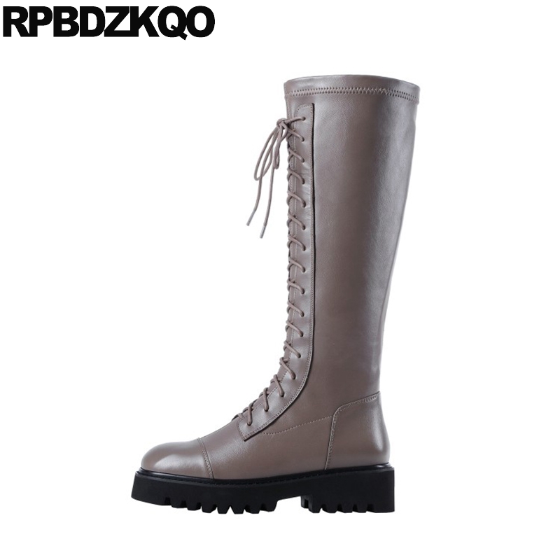 faux fur knee high brand women winter boots genuine leather tall flat plus size gray big long shoes square toe lace up vintage, Black
faux fur knee high brand women winter boots genuine leather tall flat plus size gray big long shoes square toe lace up vintage, Black