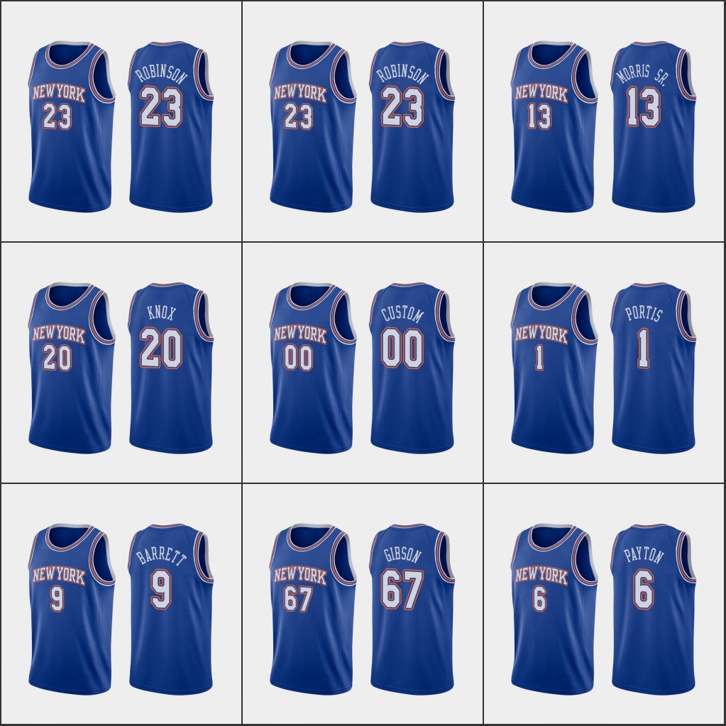 New York Knicks Men Damyean Dotson Mitchell Robinson Kristaps Porzingis RJ Barrett NBA Navy Custom Statement Jersey, Black
New York Knicks Men Damyean Dotson Mitchell Robinson Kristaps Porzingis RJ Barrett NBA Navy Custom Statement Jersey, Black