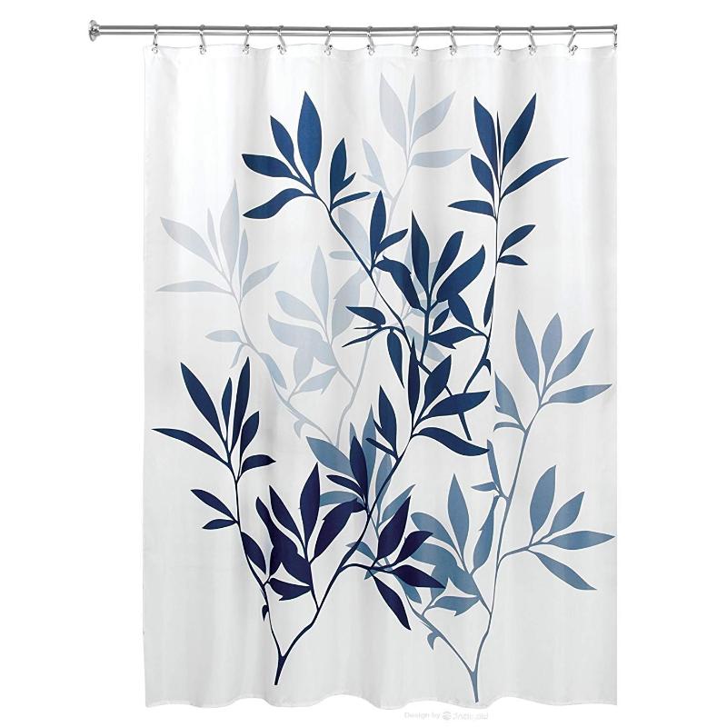 Leaves Shower Curtain with Hooks, Blue Grey Modern Bath Curtain for Bathroom, Standard, Waterproof Polyester Bed Bath Curtains
Leaves Shower Curtain with Hooks, Blue Grey Modern Bath Curtain for Bathroom, Standard, Waterproof Polyester Bed Bath Curtains