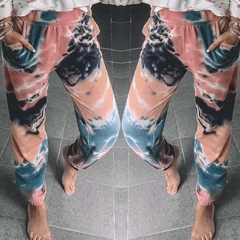 New Woman Pants Tie Dye Joggers High Waist Long Trousers Tie-dyed Printed Loose Long Pants Autumn Winter Fashion Streetwear#35
New Woman Pants Tie Dye Joggers High Waist Long Trousers Tie-dyed Printed Loose Long Pants Autumn Winter Fashion Streetwear#35