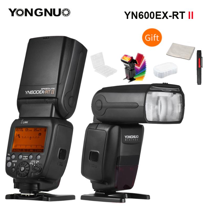 

YONGNUO Speedlite YN600EX-RT II GN60L 2.4G Wireless HSS 1/8000s Master Flash Light for Dslr Camera 600EX-RT ST-E3-RT