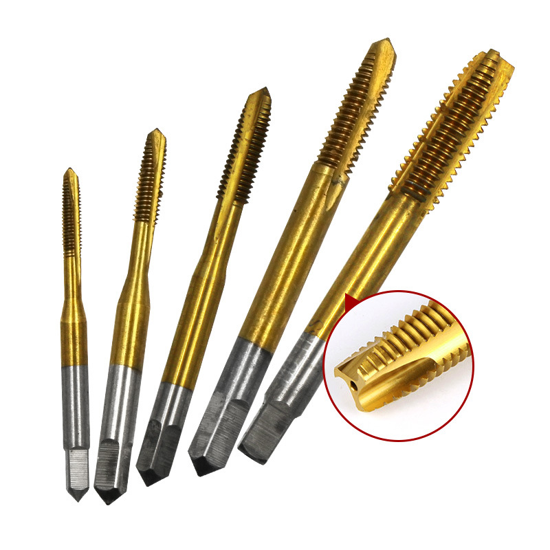 High quality 5pcs hand machine straight groove spiral tap M3-M8 rapid tapping for internal thread 6542 high speed steel
High quality 5pcs hand machine straight groove spiral tap M3-M8 rapid tapping for internal thread 6542 high speed steel