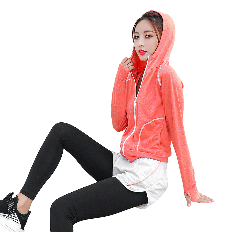 Women' Running Sport Tops Quick Dry Yoga Jacket Gym Clothing Yoga Coat Zipper Hooded Running Windproof,quick Dry Sport Top, Black
Women' Running Sport Tops Quick Dry Yoga Jacket Gym Clothing Yoga Coat Zipper Hooded Running Windproof,quick Dry Sport Top, Black