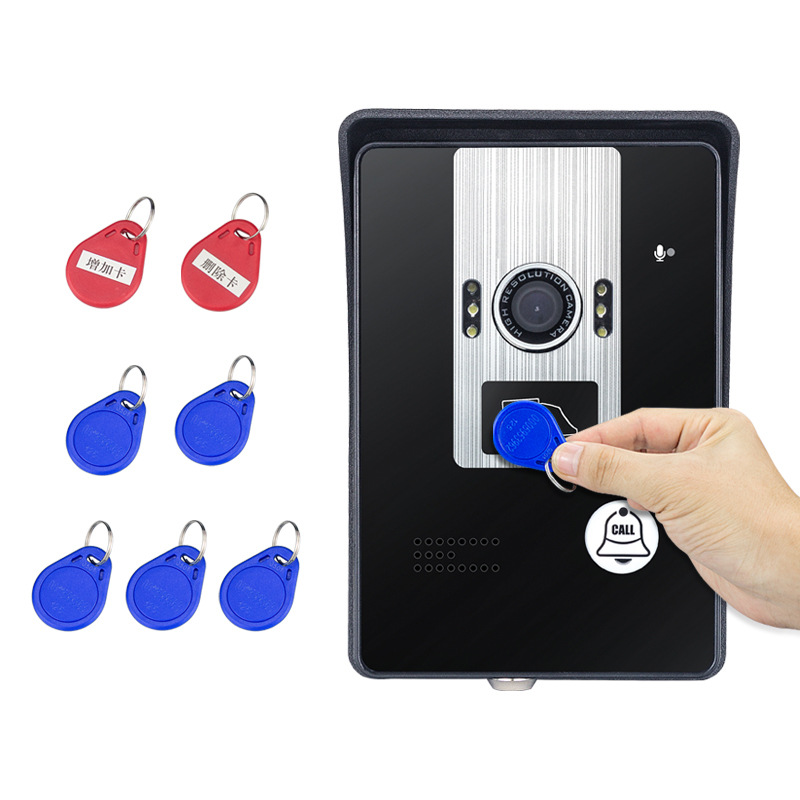 Smart electronic doorbell 7-inch wired video intercom villa home high-definition video access control system
Smart electronic doorbell 7-inch wired video intercom villa home high-definition video access control system