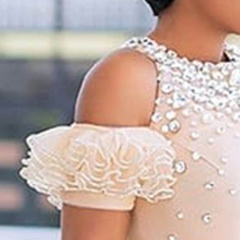 Beading Diamond Cold Shoulder Ruffles Peplum Dress Women High Waist Tunic Bodycon Evening Party Falbala 2 Pieces Sets Dres MX200804