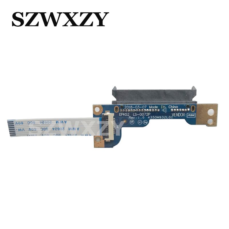 NEW Original FOR 15-DA 15-DB HDD HARD DRIVE CONNECTOR CABLE BOARD LS-G072P 435OM932L01
NEW Original FOR 15-DA 15-DB HDD HARD DRIVE CONNECTOR CABLE BOARD LS-G072P 435OM932L01