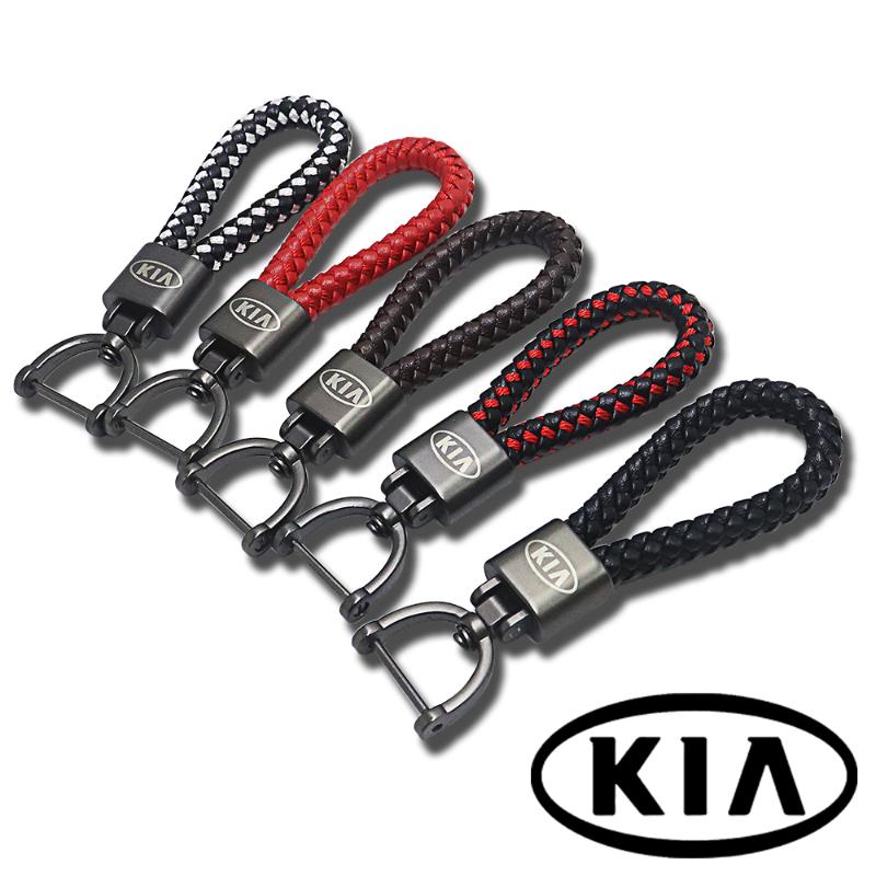Car KeyChain Key ring High-Grade Hand Woven Leather key case For kia sportage cerato sorento soul ceed optima stinger RIO
Car KeyChain Key ring High-Grade Hand Woven Leather key case For kia sportage cerato sorento soul ceed optima stinger RIO