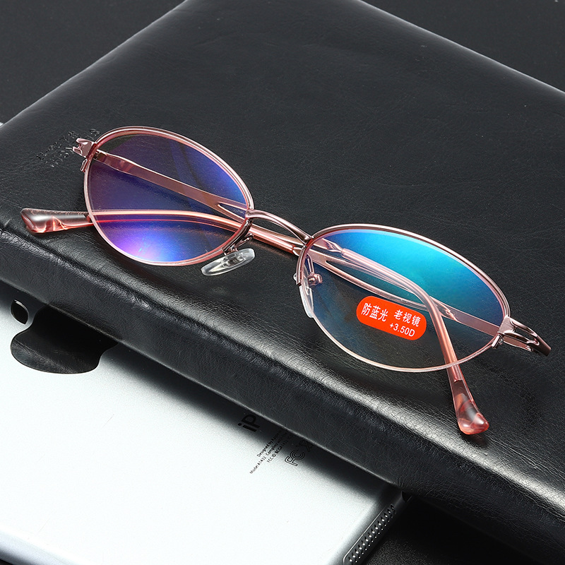 Vintage Cat Eye Ultra-light Metal Half Frame Reading Glasses Portable Men Business Presbyopia Glasses With Case Unisex Diopter
Vintage Cat Eye Ultra-light Metal Half Frame Reading Glasses Portable Men Business Presbyopia Glasses With Case Unisex Diopter