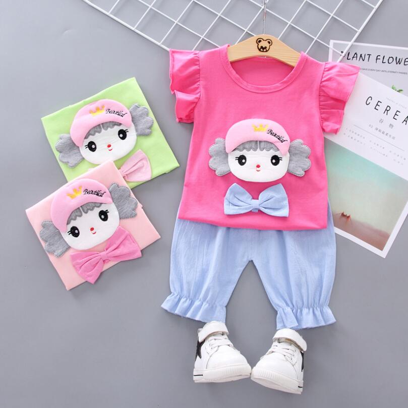 New Fashion 2PCS Toddler Kids Baby Girls Outfits Doll head T-shirt Tops+Short Pants Clothes Set Sport suit, Green
New Fashion 2PCS Toddler Kids Baby Girls Outfits Doll head T-shirt Tops+Short Pants Clothes Set Sport suit, Green