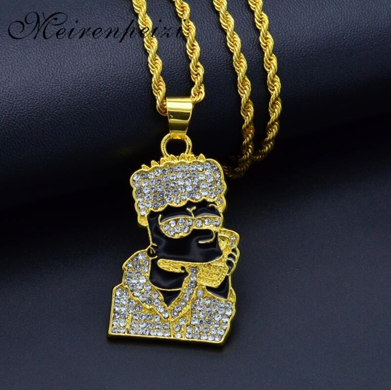New Sunglasses Hip Hop Men Necklace Gold Charm Male Chain Pendants Full of Crystal Jewelry Ethnic Origami Accessories
New Sunglasses Hip Hop Men Necklace Gold Charm Male Chain Pendants Full of Crystal Jewelry Ethnic Origami Accessories