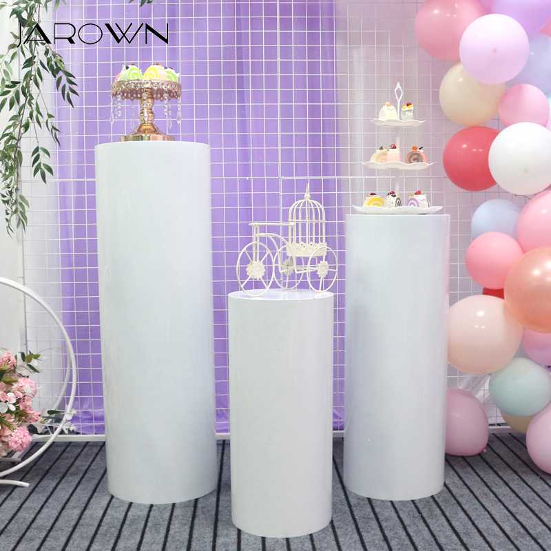 JAROWN Wedding Decor Wrought Iron Cylindrical Dessert Table Wedding Pre-function Area Cake Stand Ceremony Pavilion Flower Table, 1set 3pcs 
JAROWN Wedding Decor Wrought Iron Cylindrical Dessert Table Wedding Pre-function Area Cake Stand Ceremony Pavilion Flower Table, 1set 3pcs