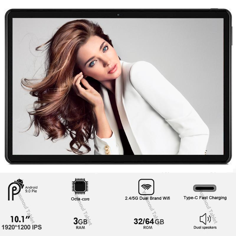 Global Version 10 inch 4G LTE Tablet PC Dual Sim Dual cameras Android 9.0 Octa Core 3GB RAM 64GB ROM IPS WiFi Bluetooth+Gifts, Black
Global Version 10 inch 4G LTE Tablet PC Dual Sim Dual cameras Android 9.0 Octa Core 3GB RAM 64GB ROM IPS WiFi Bluetooth+Gifts, Black