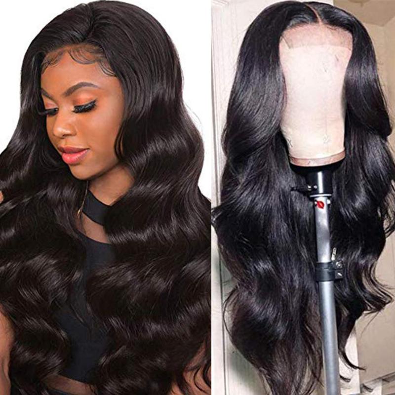 Human Hair Lace Frontal Wigs Body Wave Wig 4*4 Lace Closure Pre Plucked Brazilian Hair 30 Inch Remy 150% Density, As pic
Human Hair Lace Frontal Wigs Body Wave Wig 4*4 Lace Closure Pre Plucked Brazilian Hair 30 Inch Remy 150% Density, As pic
