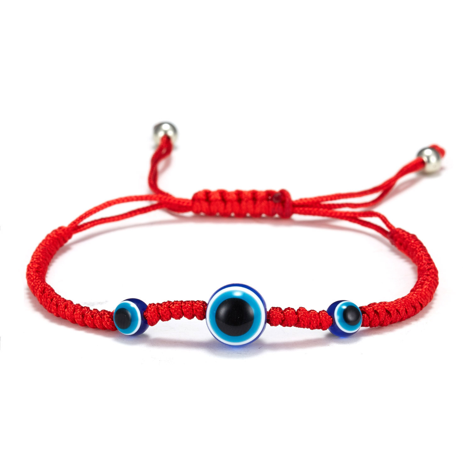Classic Kabbalah Red String Thread Hamsa Hand Braid Bracelets Blue Turkish Evil Eye Bead Bracelet Fatima Friendship Jewelry