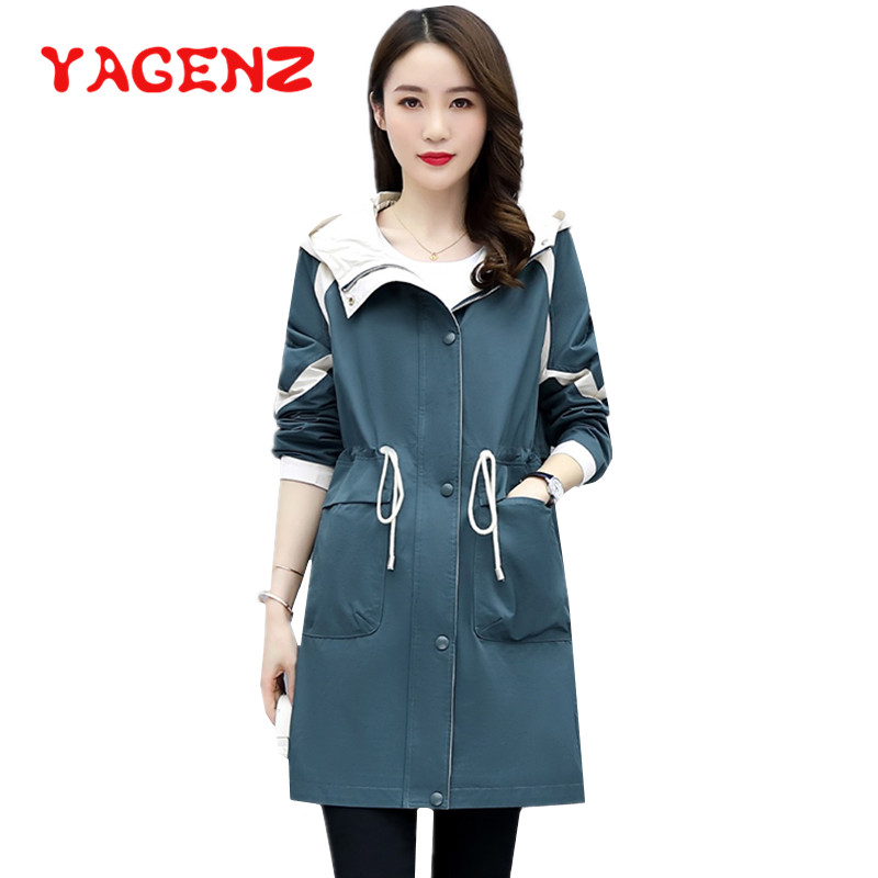 YAGENZ Spring Autumn Trench Coat Women Clothes Hooded Woman Trench Long Coat Windbreakers Coats Outerwear Plus Size Overcoat 666, Beige
YAGENZ Spring Autumn Trench Coat Women Clothes Hooded Woman Trench Long Coat Windbreakers Coats Outerwear Plus Size Overcoat 666, Beige