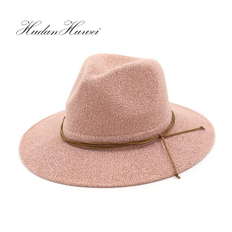 2020 New Panama Loop Yarn Wide Brim Fedora Wedding Hat Travel Beach Cotton Sun Visor Hat Top Caps, Black
2020 New Panama Loop Yarn Wide Brim Fedora Wedding Hat Travel Beach Cotton Sun Visor Hat Top Caps, Black