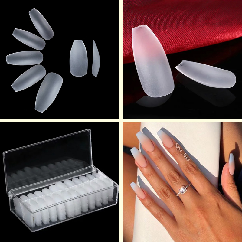 504 Pcs Long Coffin Artificial Nail Tips Ultra Thin Matte Full Cover 12 Sizes, Translucent
504 Pcs Long Coffin Artificial Nail Tips Ultra Thin Matte Full Cover 12 Sizes, Translucent
