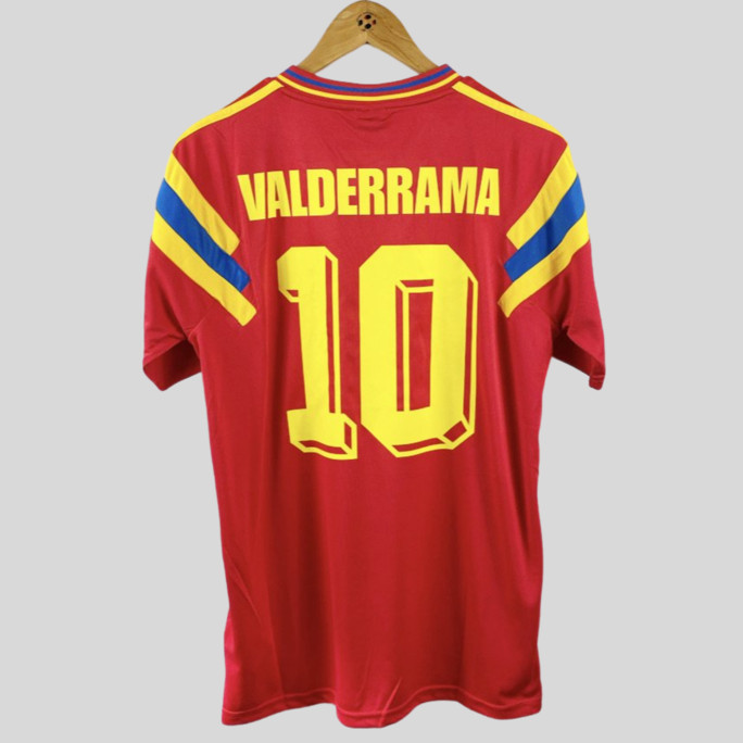 Retro Colombia 1990 Home Soccer Jerseys Valderrama Escobar Futbol Camiseta Vintage Football Shirt Classic Kit Tops
Retro Colombia 1990 Home Soccer Jerseys Valderrama Escobar Futbol Camiseta Vintage Football Shirt Classic Kit Tops