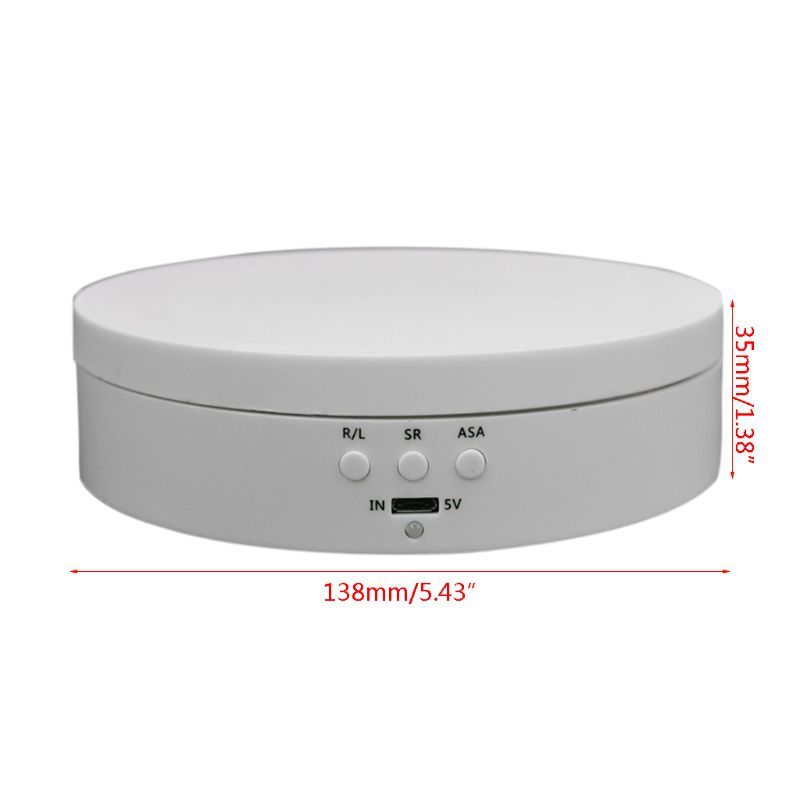 High Power Electric Rotating Jewelry Display Stand Base Jewelry Organizer Turntable Jewellery Packaging Display Jewelry Tools MX200810
