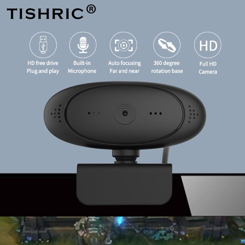 TISHRIC USB Webcam 1080P/PC Web Camera With Microphone USB Camera for Computer Webcamera Flexible 2M Pixel Full HD Video Web Cam 
TISHRIC USB Webcam 1080P/PC Web Camera With Microphone USB Camera for Computer Webcamera Flexible 2M Pixel Full HD Video Web Cam