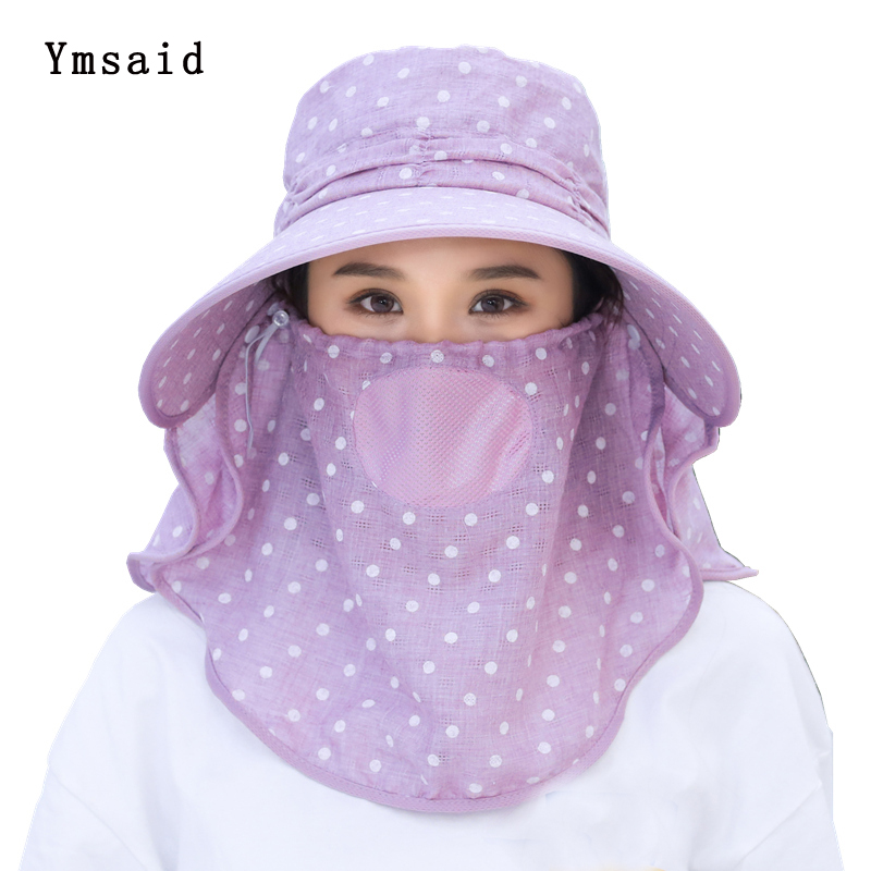 NEW Women Dot Sun Hat Removable Neck Face Sunscreen Wide-brim Breathable Fisherman Hat Outdoor Hiking Beach Cap Sunhat, Purple
NEW Women Dot Sun Hat Removable Neck Face Sunscreen Wide-brim Breathable Fisherman Hat Outdoor Hiking Beach Cap Sunhat, Purple