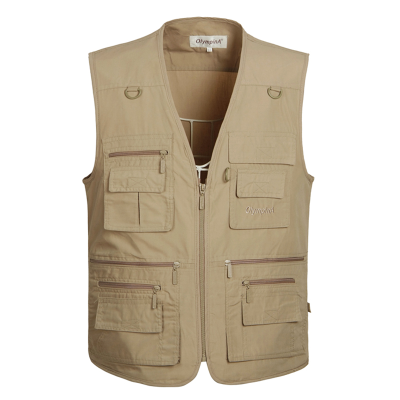 6 Colors Large Size Quick-Drying Work Vest Mens Fishing Camping Sleeveless Jacket Outdoor Male Waistcoats with Many Multi Pocket CX200817, Gray vest
6 Colors Large Size Quick-Drying Work Vest Mens Fishing Camping Sleeveless Jacket Outdoor Male Waistcoats with Many Multi Pocket CX200817, Gray vest